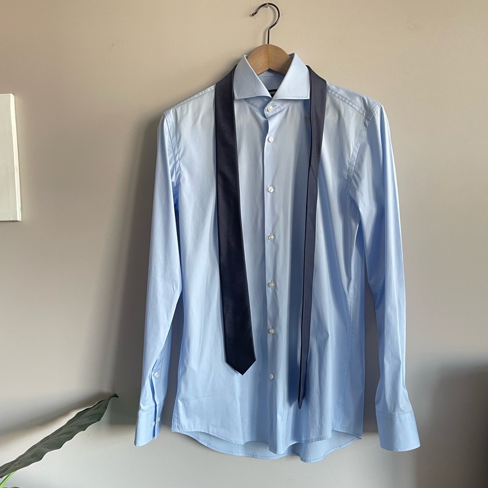 Hugo Boss light blue  dress shirt